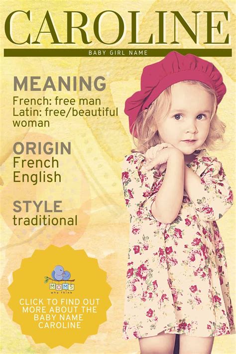 baby caroline|Caroline: Name Meaning, Origin, Popularity,